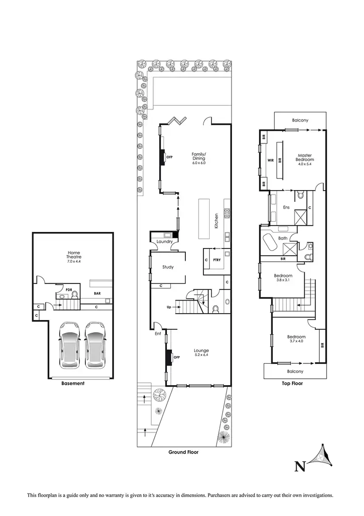 Floorplan of Homely house listing, 38A Clinton Street, Brighton East VIC 3187
