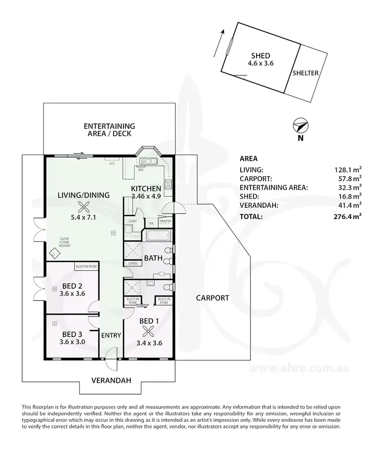 Floorplan of Homely house listing, 7 Third Ave, Bridgewater SA 5155