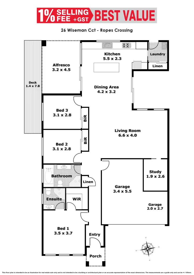 Floorplan of Homely house listing, 26 Wiseman Circuit, Ropes Crossing NSW 2760