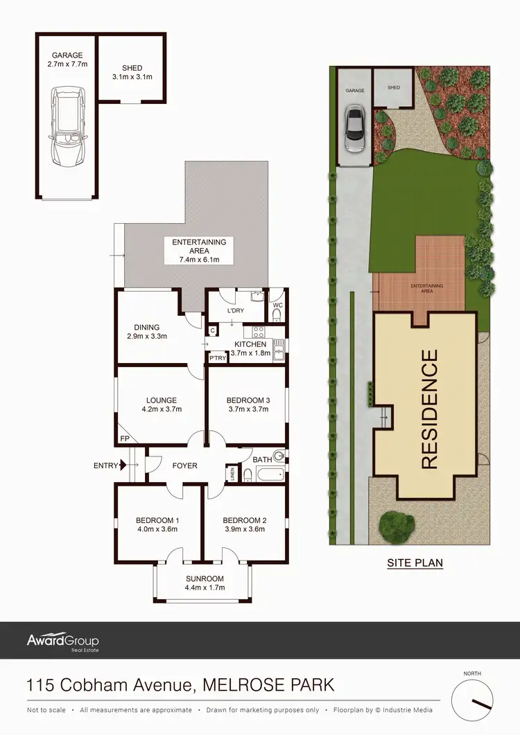 Floorplan of Homely house listing, 115 Cobham Avenue, Melrose Park NSW 2114