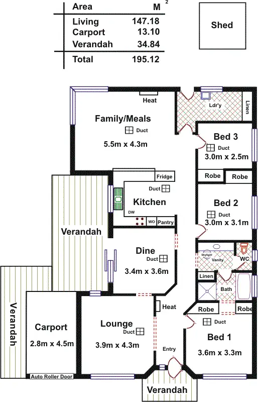 Floorplan of Homely house listing, 4 Magnolia Crescent, Craigmore SA 5114