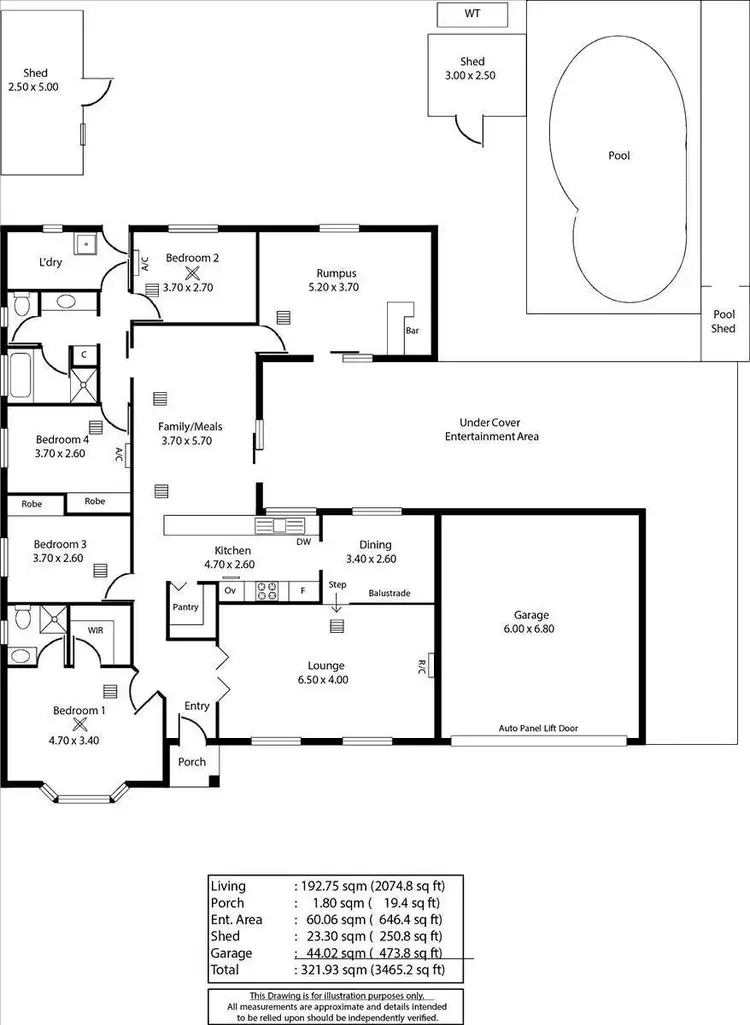 Floorplan of Homely house listing, 14 Summer Hill Court, Wynn Vale SA 5127