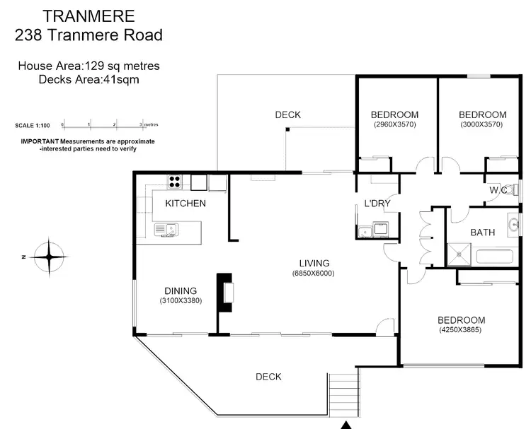 Floorplan of Homely house listing, 238 Tranmere Rd, Tranmere TAS 7018