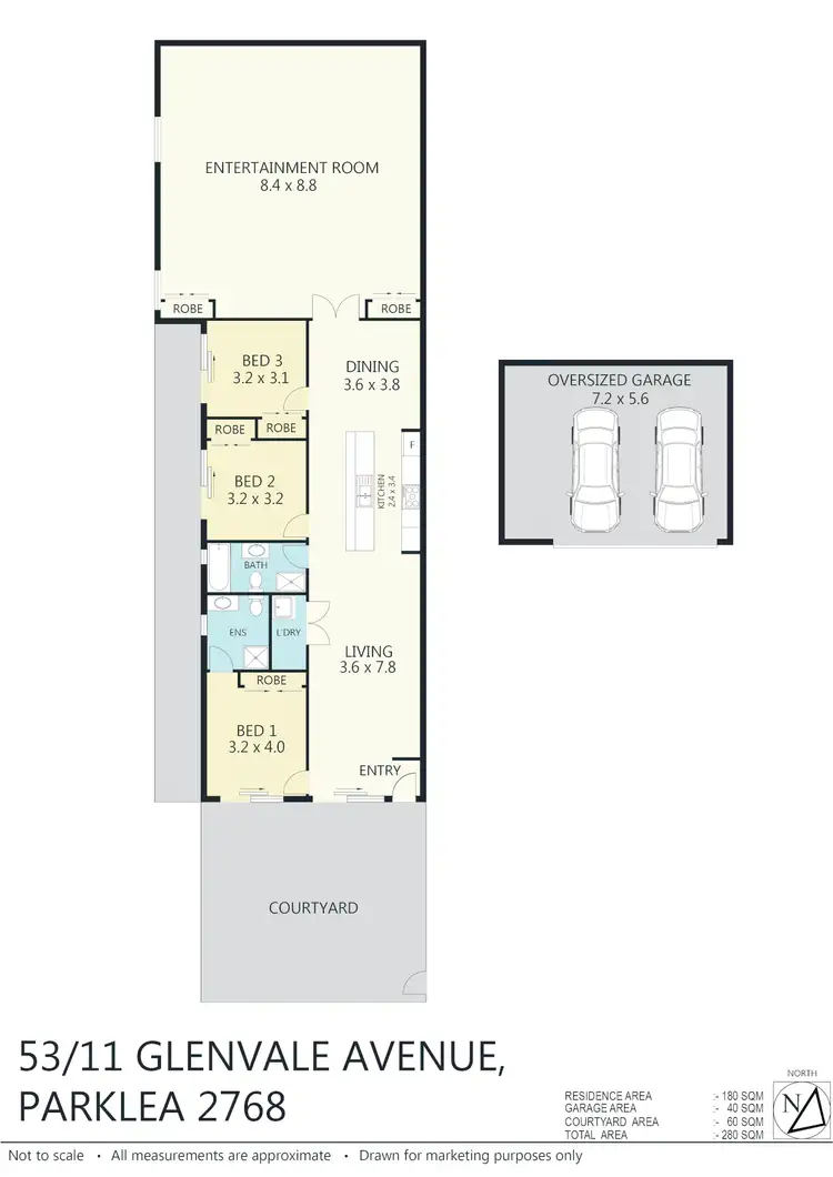 Floorplan of Homely unit listing, 53/11 Glenvale Ave, Parklea NSW 2768
