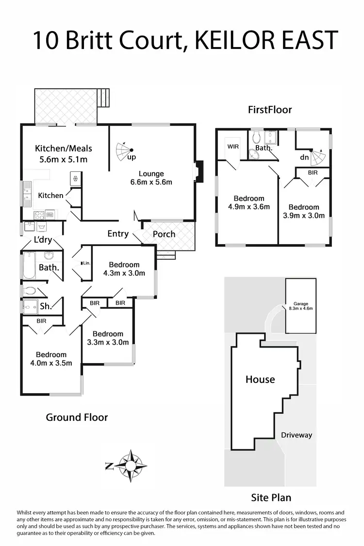 Floorplan of Homely house listing, 10 Britt Court, Keilor East VIC 3033