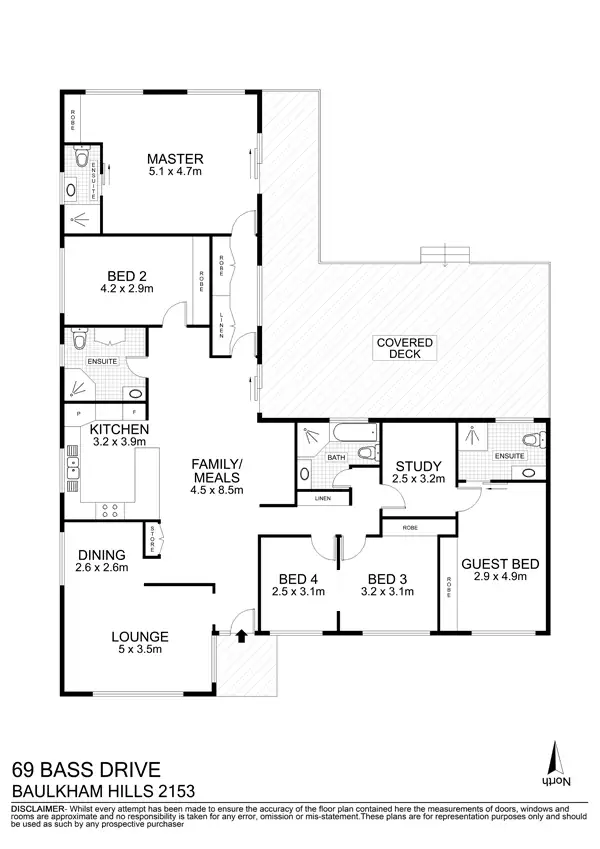 Floorplan of Homely house listing, 69 Bass Drive, Baulkham Hills NSW 2153