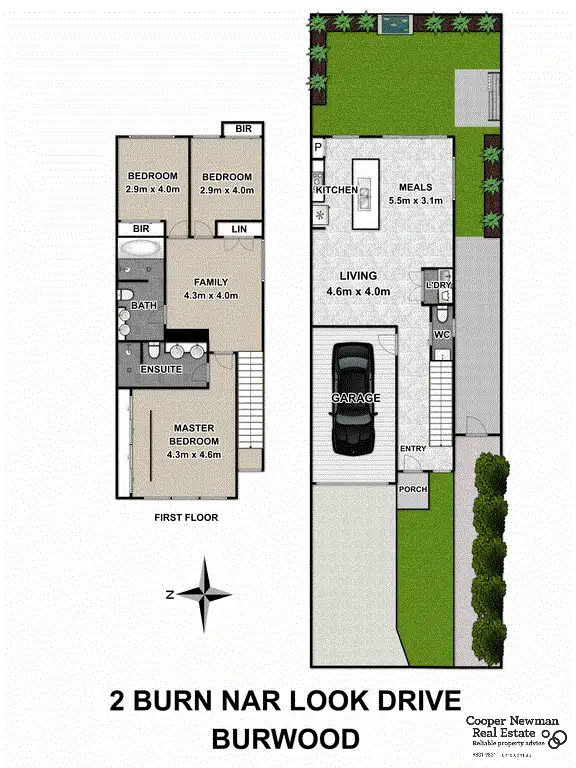 Floorplan of Homely house listing, 2 Burn Nar Look Drive, Burwood VIC 3125