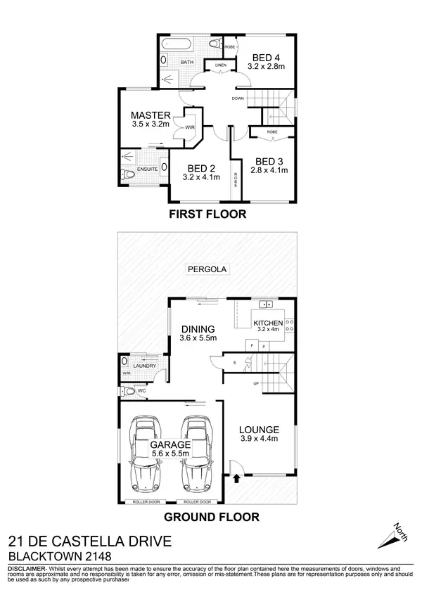 Floorplan of Homely house listing, 21 De Castella Drive, Blacktown NSW 2148