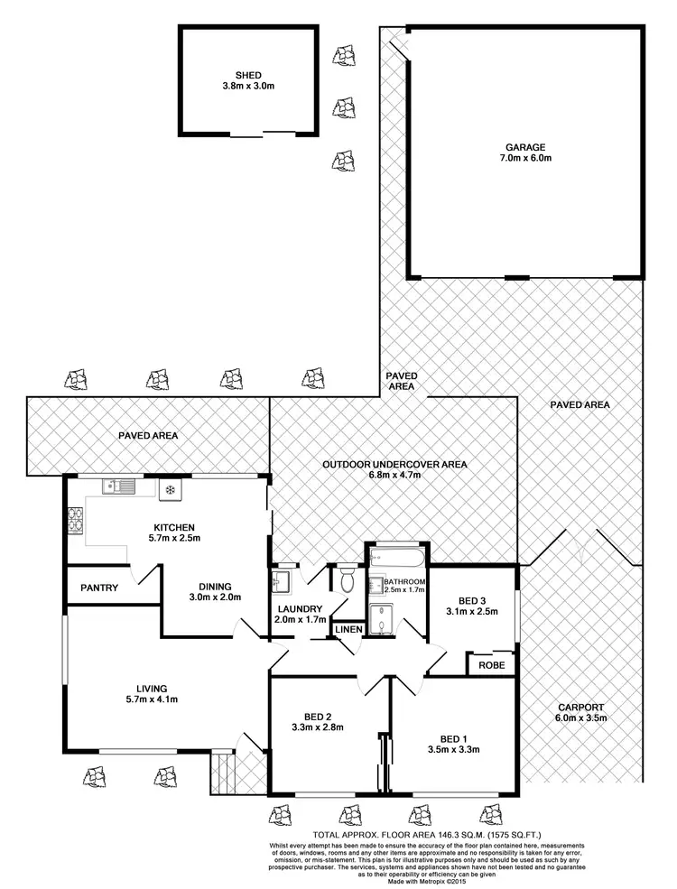 Floorplan of Homely house listing, 16 Fraser Crescent, Albion Park NSW 2527