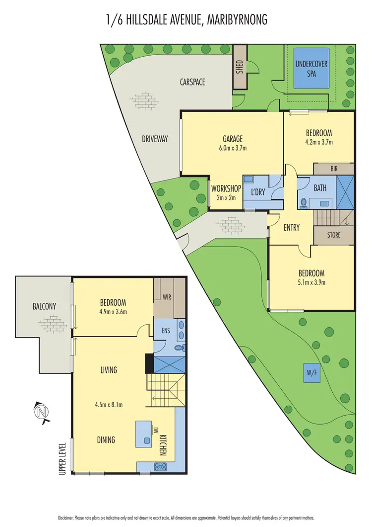 Floorplan of Homely house listing, 1/6 Hillsdale Avenue, Maribyrnong VIC 3032