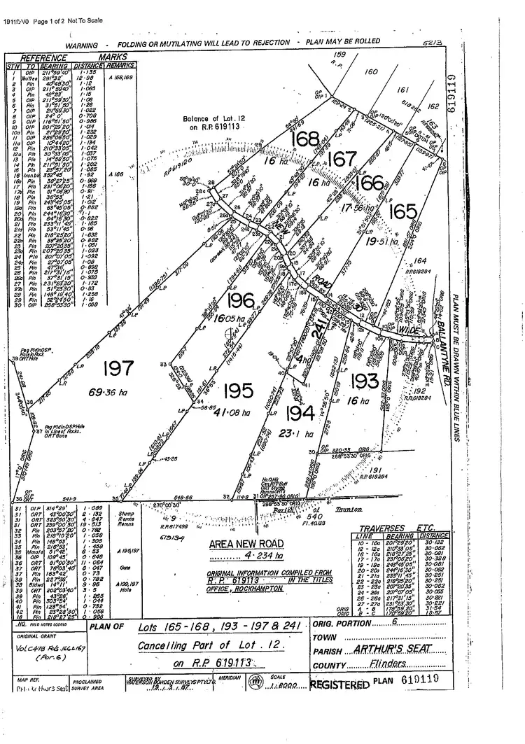 Floorplan of Homely land listing, Lot 196 DAVIES Road, Captain Creek QLD 4677