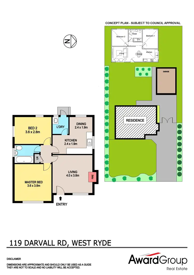 Floorplan of Homely house listing, 119 Darvall Road, West Ryde NSW 2114