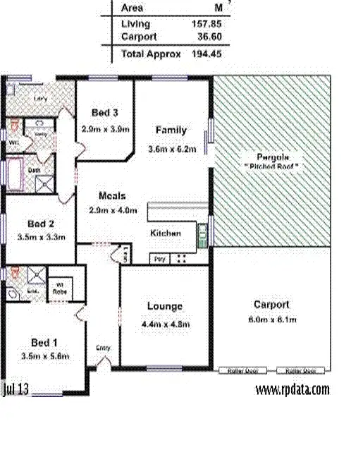 Floorplan of Homely house listing, 11 Meaney Drive, Freeling SA 5372