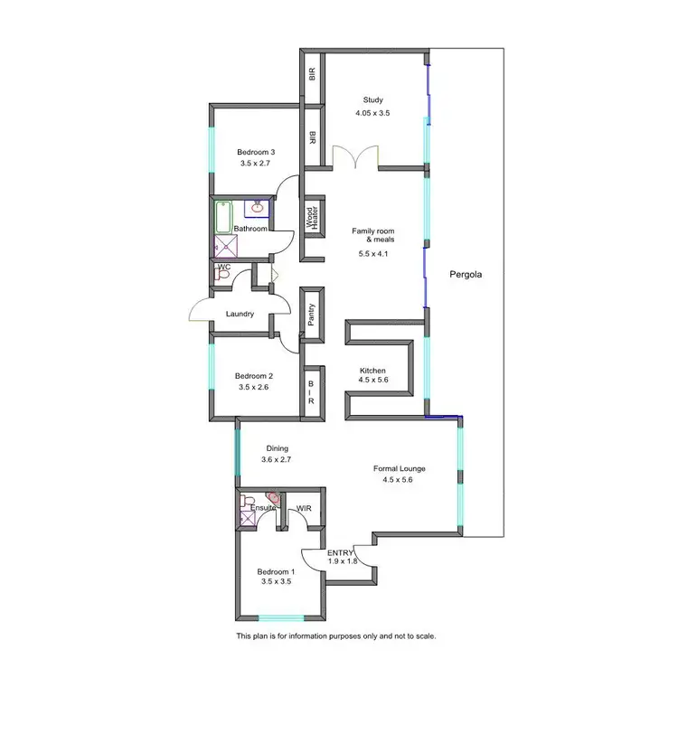 Floorplan of Homely house listing, 22 McConnan Street, Benalla VIC 3672