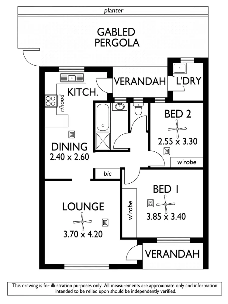 Floorplan of Homely unit listing, 12/111 Morphett Road, Morphettville SA 5043