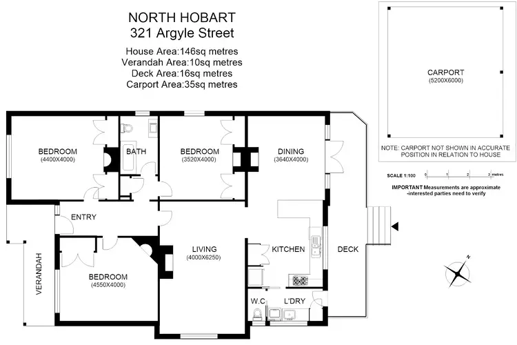 Floorplan of Homely house listing, 321A Argyle Street, North Hobart TAS 7000