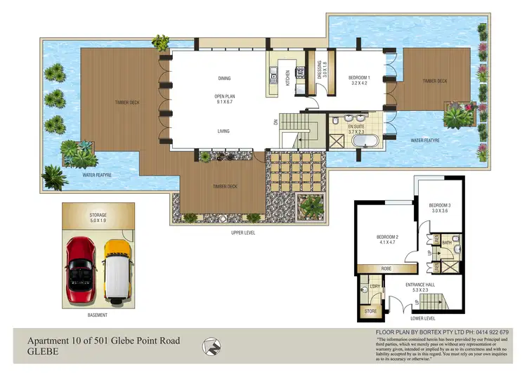 Floorplan of Homely apartment listing, 10/501 Glebe Point Rd, Glebe NSW 2037