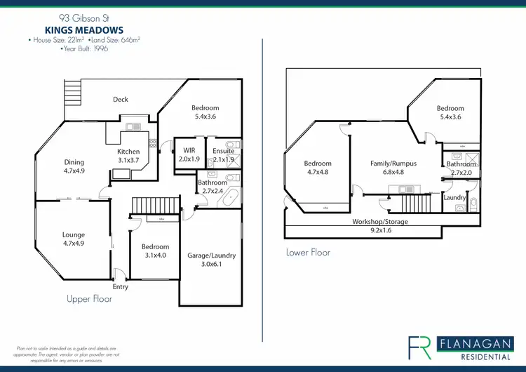 Floorplan of Homely house listing, 93 Gibson Street, Kings Meadows TAS 7249