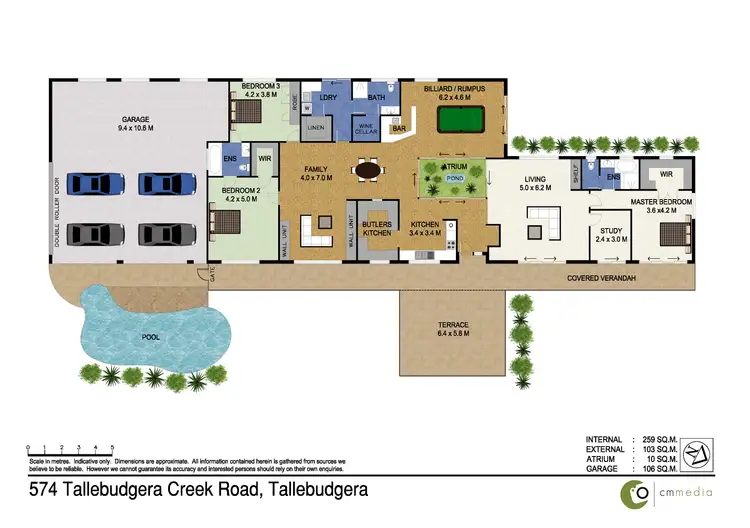Floorplan of Homely house listing, 574 Tallebudgera Creek Road, Tallebudgera Valley QLD 4228
