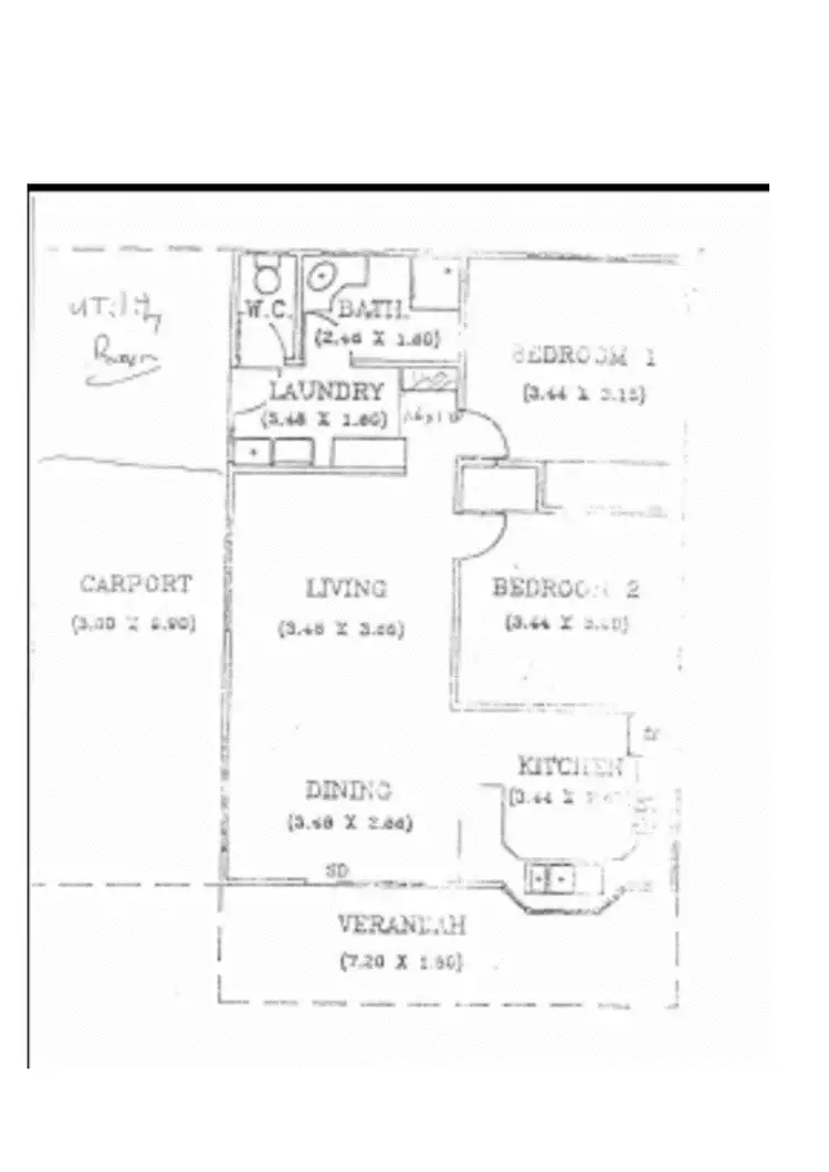 Floorplan of Homely unit listing, 3/2 North Caroline Street, East Devonport TAS 7310