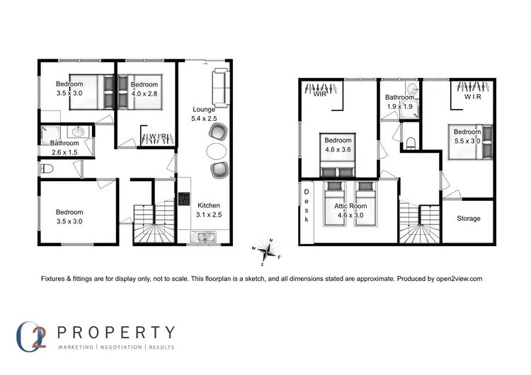 Floorplan of Homely unit listing, Unit 2/14 Plumer Street, Mowbray TAS 7248