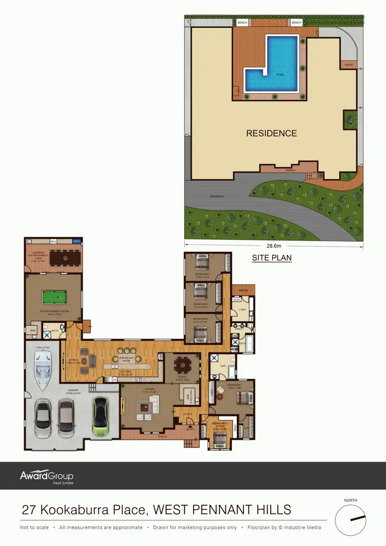 Floorplan of Homely house listing, 27 Kookaburra Place, West Pennant Hills NSW 2125