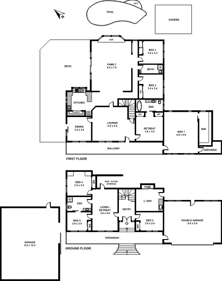 Floorplan of Homely house listing, 404 Swansea Road, Lilydale VIC 3140