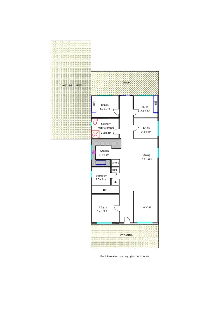 Floorplan of Homely house listing, 13 Crofton Street, Benalla VIC 3672