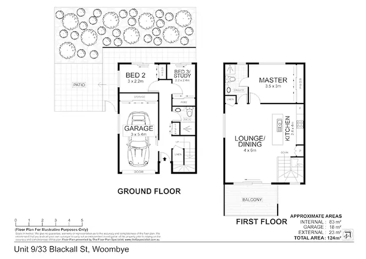 Floorplan of Homely townhouse listing, 9/33 Blackall St, Woombye QLD 4559