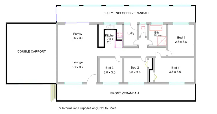 Floorplan of Homely rural property listing, 13 Burness Rd, Benalla VIC 3672