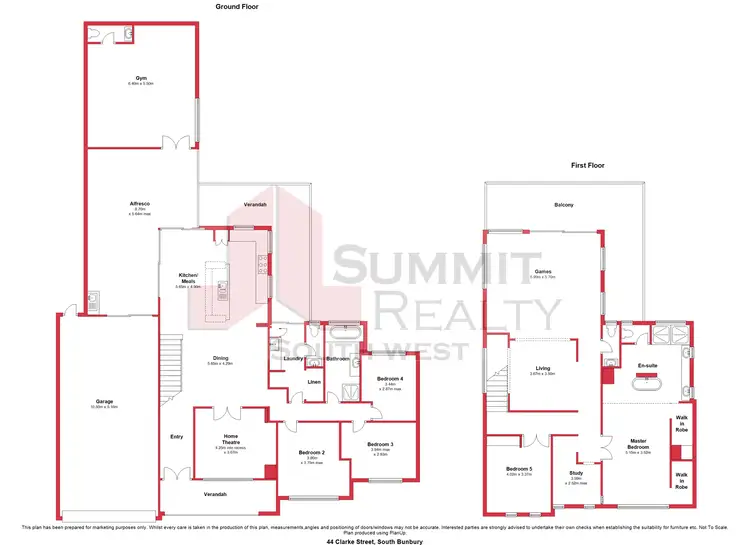 Floorplan of Homely house listing, 44 Clarke Street, South Bunbury WA 6230