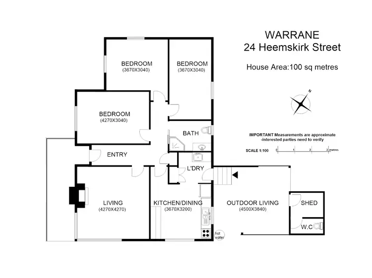 Floorplan of Homely house listing, 24 Heemskirk St, Warrane TAS 7018