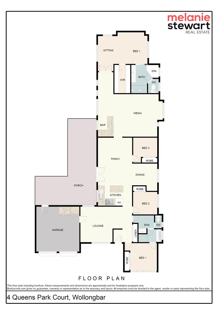 Floorplan of Homely house listing, 4. Queens Park Court, Wollongbar NSW 2477