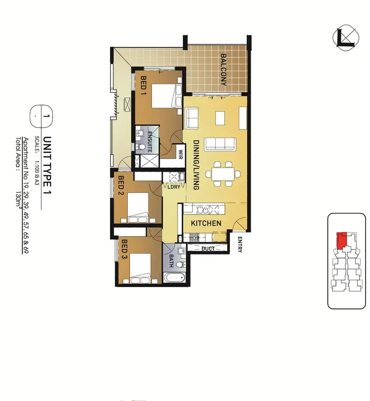 Floorplan of Homely unit listing, Unit 65/80 Hornibrook Esplanade, Clontarf QLD 4019