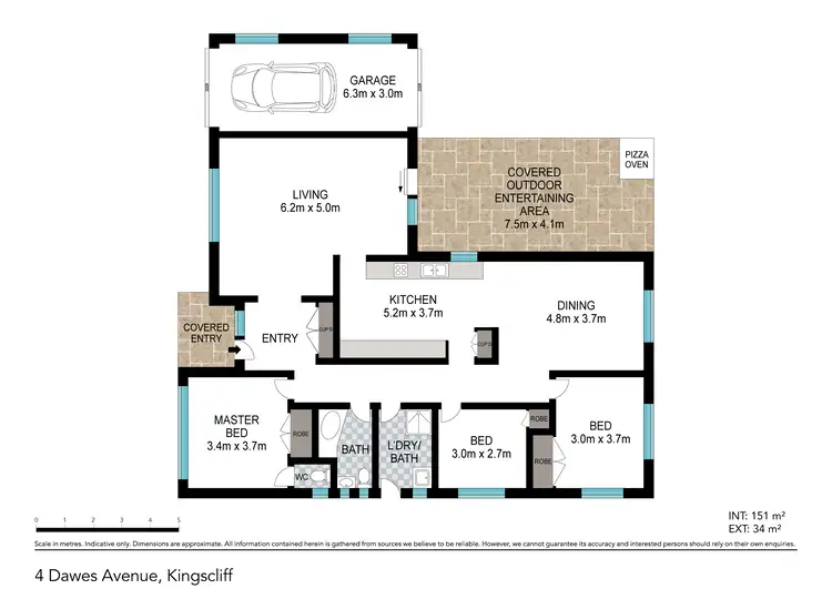 Floorplan of Homely house listing, 4 Dawes Avenue, Kingscliff NSW 2487