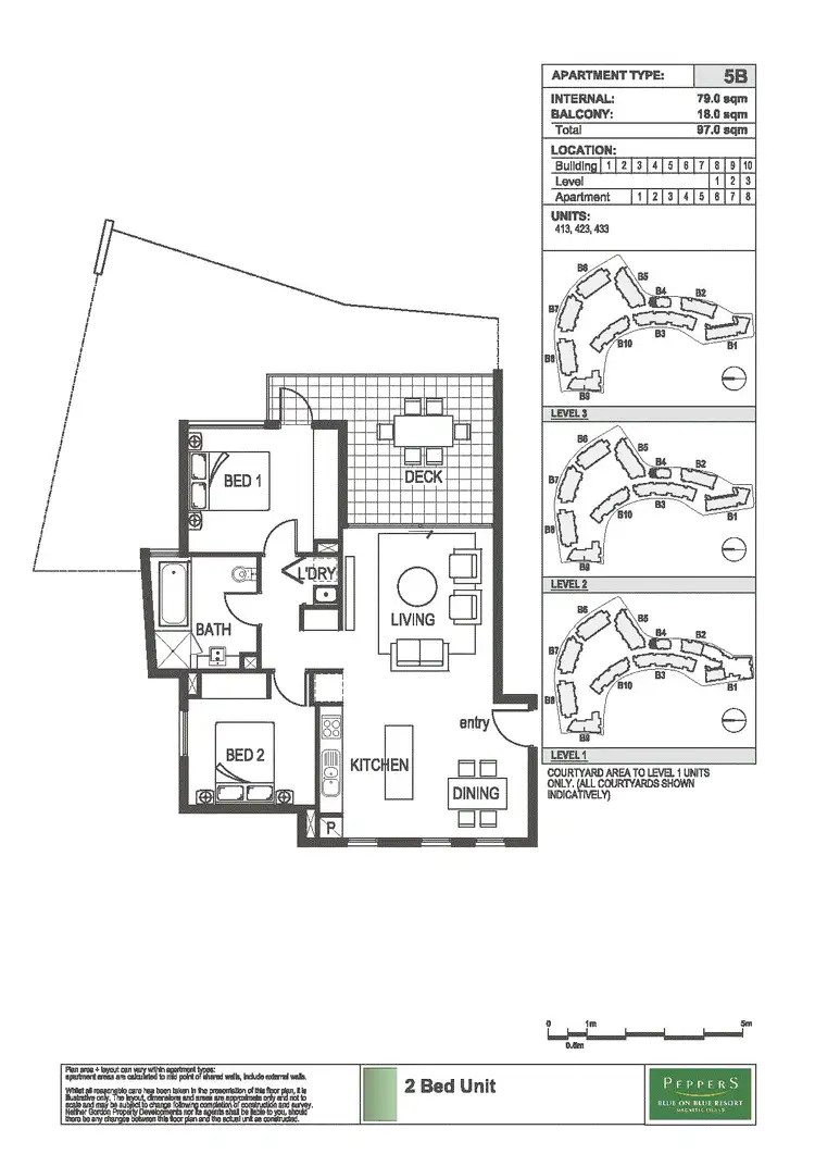 Floorplan of Homely apartment listing, 433/123 Sooning Street, Nelly Bay QLD 4819