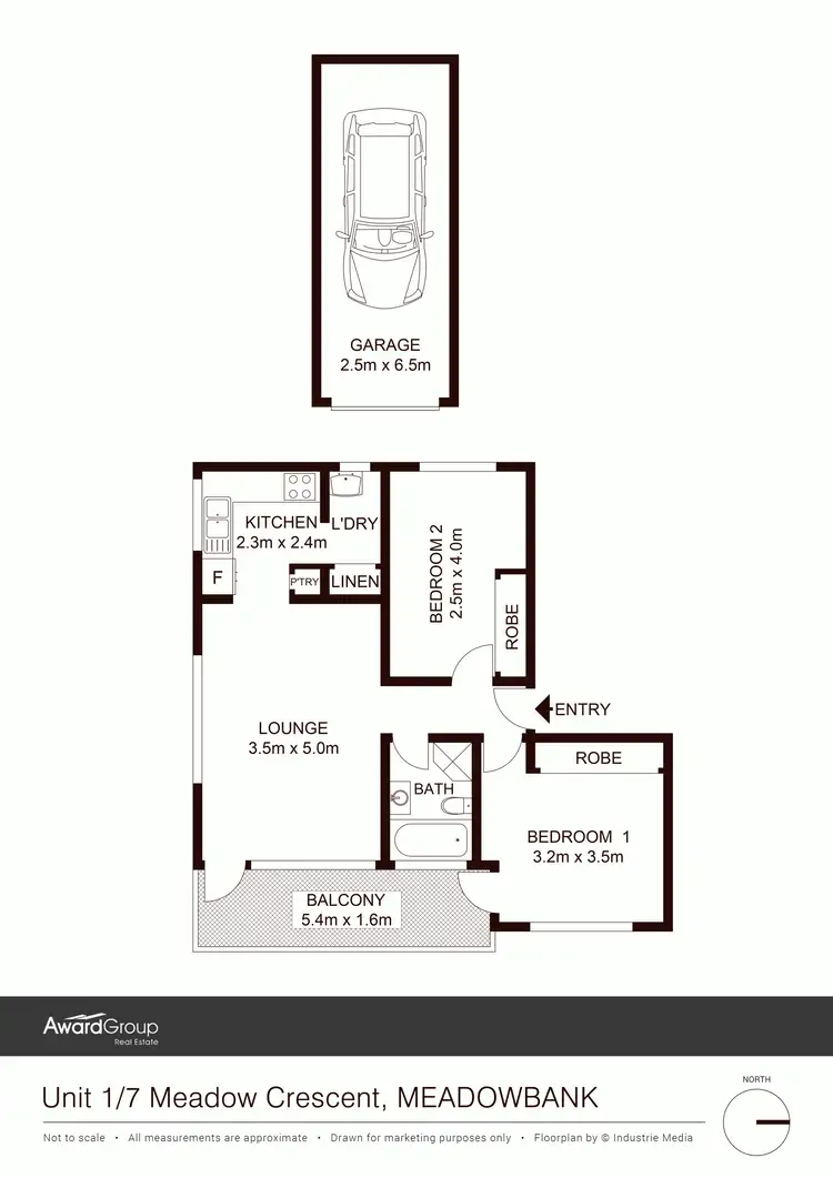 Floorplan of Homely unit listing, 1/7 Meadow Crescent, Meadowbank NSW 2114