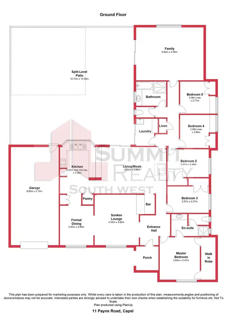 Floorplan of Homely house listing, 11 Payne Road, Capel WA 6271