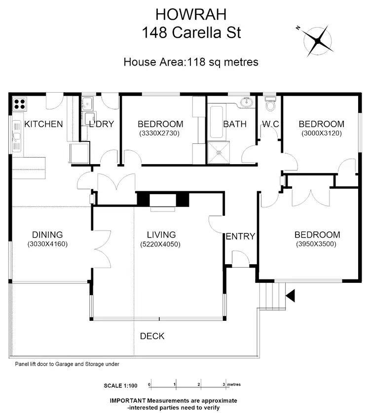 Floorplan of Homely house listing, 148 Carella St, Howrah TAS 7018