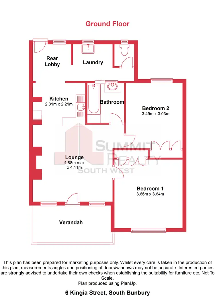 Floorplan of Homely house listing, 6 Kingia Street, South Bunbury WA 6230