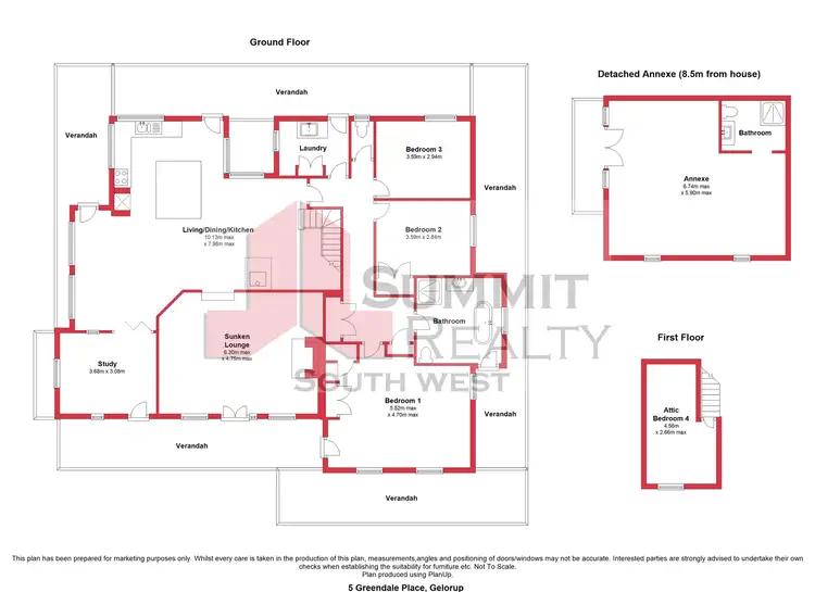 Floorplan of Homely house listing, 5 Greendale Place, Gelorup WA 6230