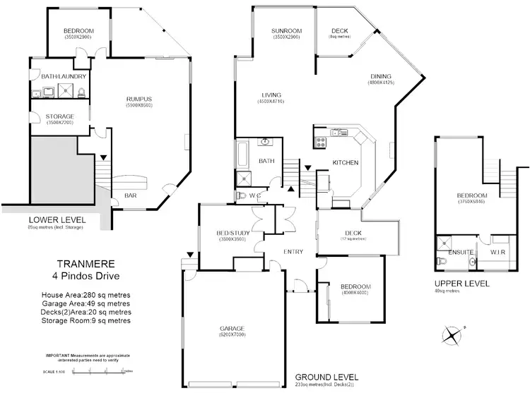 Floorplan of Homely house listing, 4 Pindos Dr, Tranmere TAS 7018