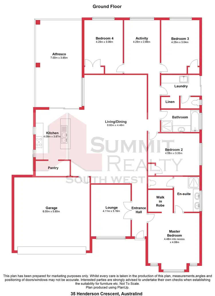 Floorplan of Homely house listing, 35 Henderson Crescent, Australind WA 6233