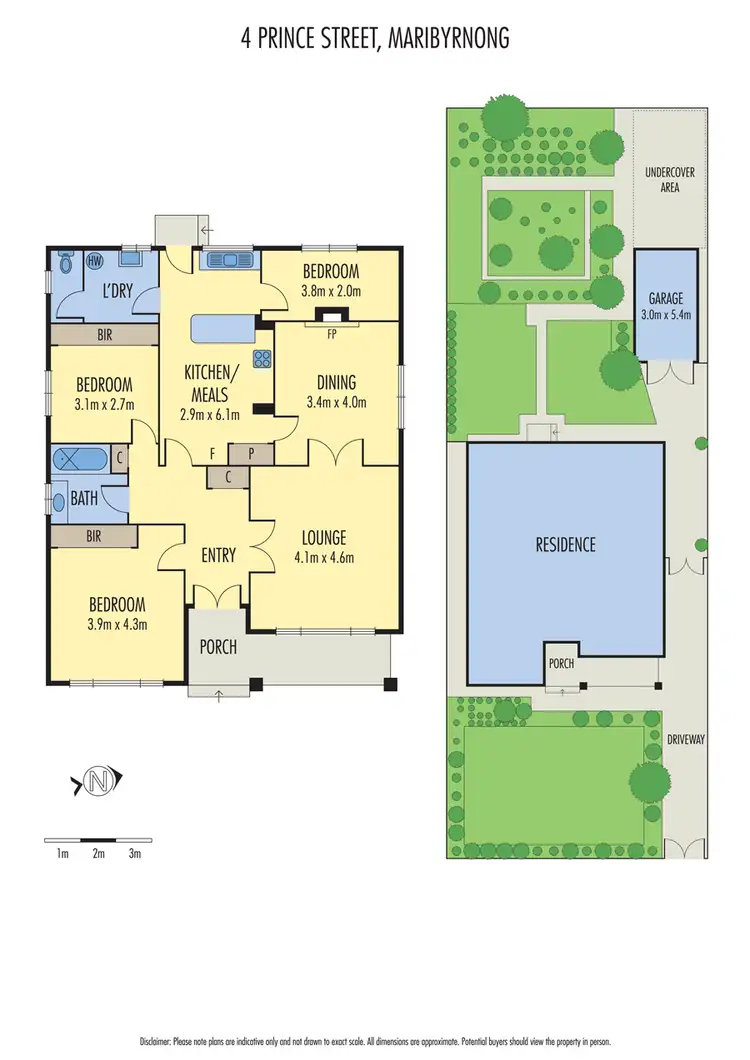 Floorplan of Homely house listing, 4 Prince Street, Maribyrnong VIC 3032
