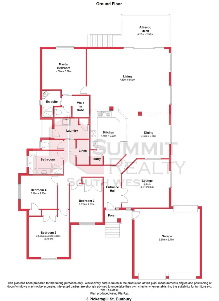 Floorplan of Homely house listing, 3 Pickersgill Street, Bunbury WA 6230