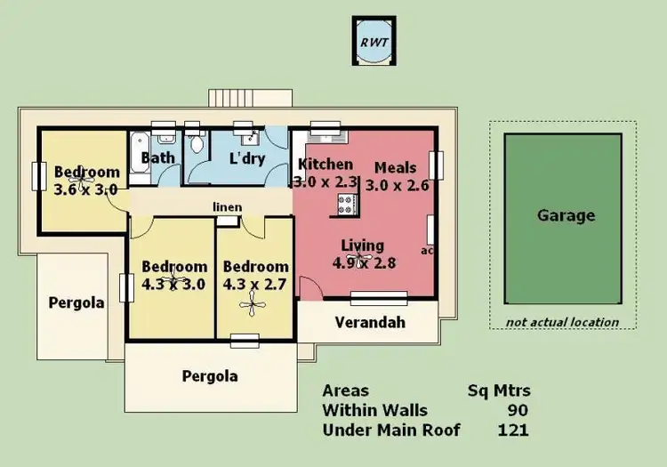 Floorplan of Homely house listing, 14 Playford Crescent, Brukunga SA 5252