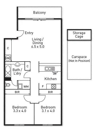 Floorplan of Homely apartment listing, 88/8 Perth Street, Prahran VIC 3181
