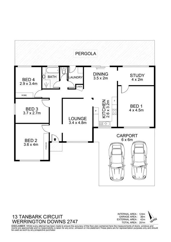 Floorplan of Homely house listing, 13 Tanbark Circuit, Werrington Downs NSW 2747