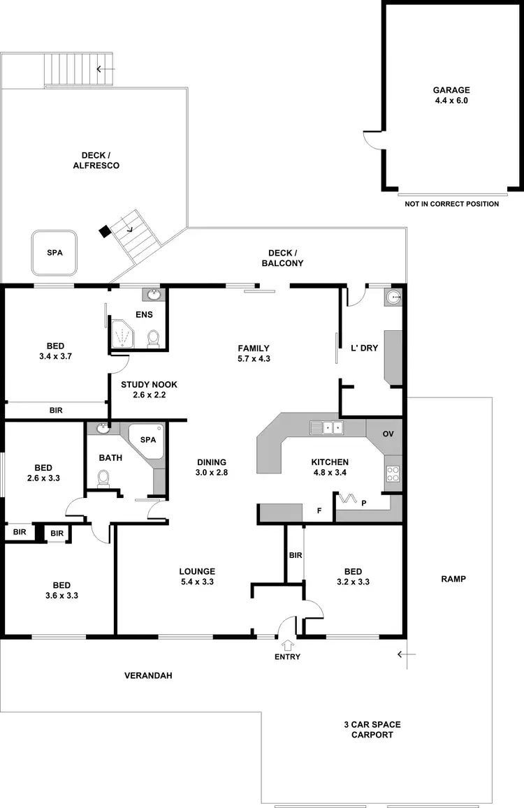 Floorplan of Homely house listing, 51 Johns Crescent, Mount Evelyn VIC 3796