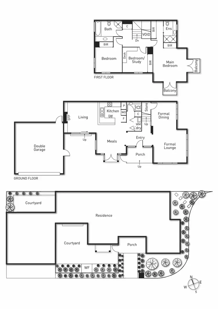 Floorplan of Homely house listing, 5 The Crescent, Port Melbourne VIC 3207